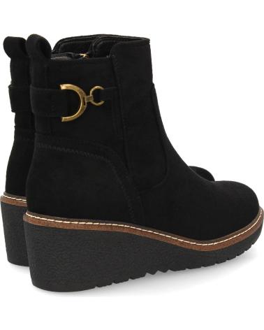 PUNTOSALAO BOTINS ELEGANTES CUNHA PRETOS MODELO 1986-16 VARIOS COLORES