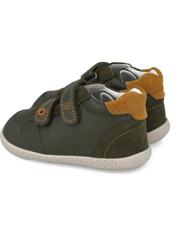 BOTINES RESPETUOSOS GARVALÍN BAREFOOT 251310 KAKI MILITAR PARA NIÑO VERDE