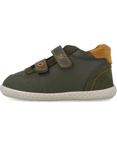 BOTINES RESPETUOSOS GARVALÍN BAREFOOT 251310 KAKI MILITAR PARA NIÑO VERDE