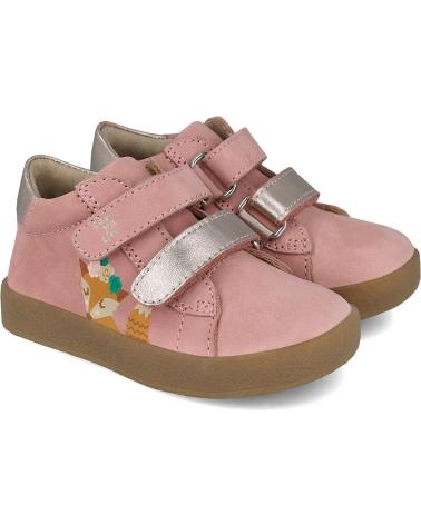 STIVALETTI CASUAL GARVALÍN FOXY PRINT ROSA 251326 CON VELCRO PEPPAA777