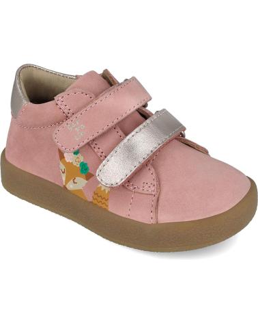 STIVALETTI CASUAL GARVALÍN FOXY PRINT ROSA 251326 CON VELCRO PEPPAA777