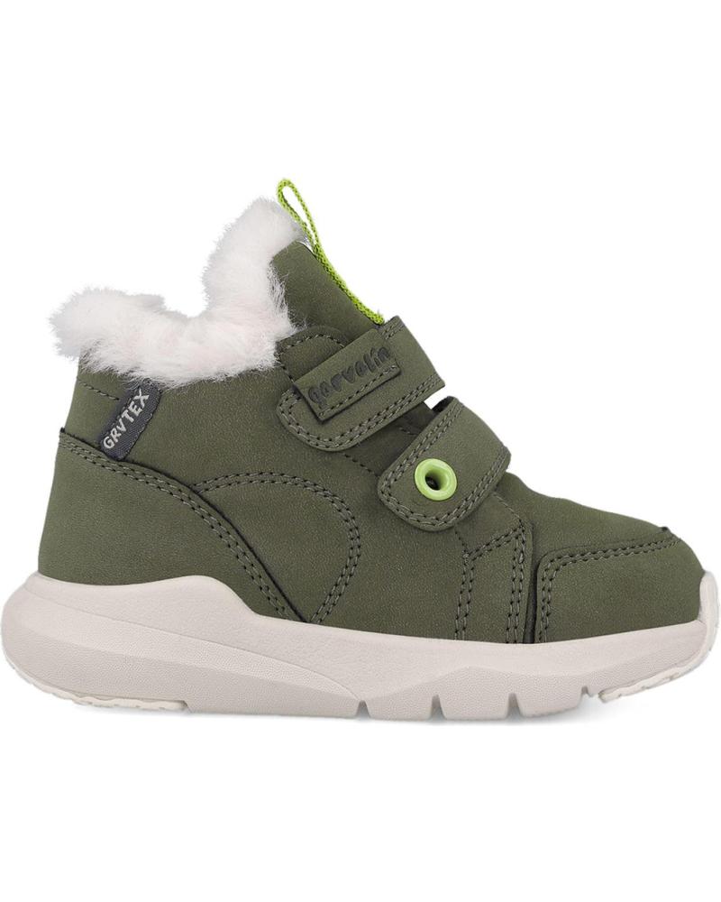 GARVALÍN BERLINER 231350 - WASSERDICHTE STIEFELETTEN MIT KHAKI-FUTTER KAKYB801FB