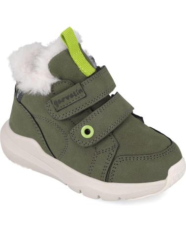 GARVALÍN BERLINER 231350 - WASSERDICHTE STIEFELETTEN MIT KHAKI-FUTTER KAKYB801FB