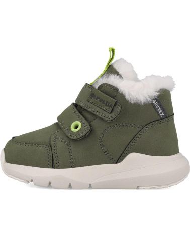 GARVALÍN BERLINER 231350 - WASSERDICHTE STIEFELETTEN MIT KHAKI-FUTTER KAKYB801FB