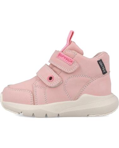 GARVALÍN BERLINER 251350 - WATERPROOF OLD ROSE ANKLE BOOTS WITH VELCRO CLOSURE OLDROSEE409