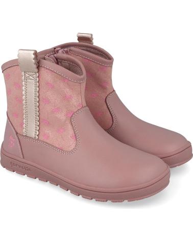 GARVALIN 251501 CHELSEA BOOTS WITH SOFT FLOWER DETAILS, KISS SHADE KISSB159