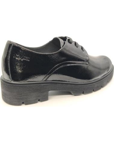 24 HORAS SCHNÜRSCHUHE 26240 SCHWARZ LACKLEDER NEGRO