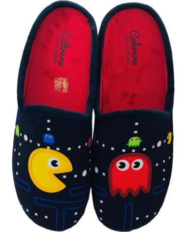 CABRERA 'PAC-MAN' HOUSE SLIPPERS 3626 NAVY MARINO