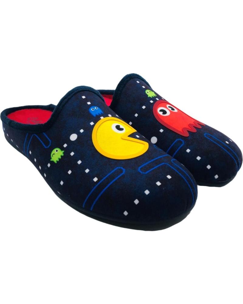 CABRERA 'PAC-MAN' HOUSE SLIPPERS 3626 NAVY MARINO