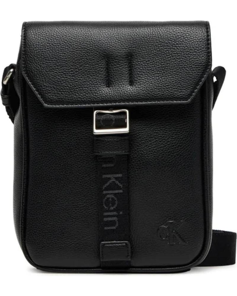 BANDOLERA DE PIEL CALVIN KLEIN LV04D3131G NEGRA NEGRO