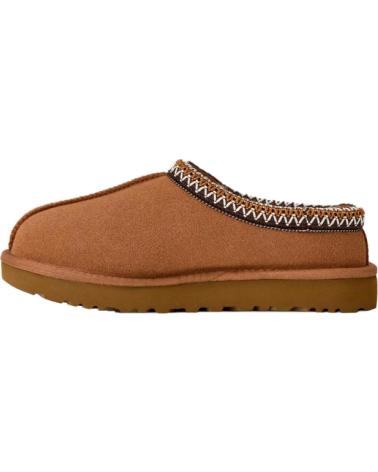 UGG M TASMAN II HOUSE SLIPPERS BROWN LEATHER MARRóN
