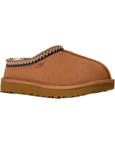 UGG M TASMAN II HOUSE SLIPPERS BROWN LEATHER MARRóN