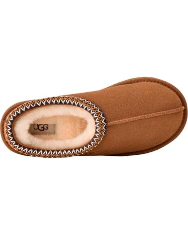 UGG M TASMAN II HOUSE SLIPPERS BROWN LEATHER MARRóN