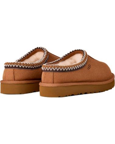 UGG M TASMAN II HOUSE SLIPPERS BROWN LEATHER MARRóN