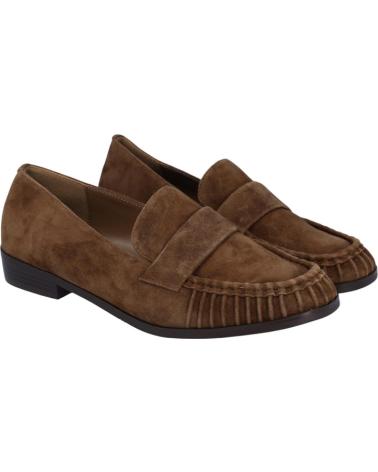 MOCASINES ITSE MOON TAUPE DE ANTE MARRÓN MARRóN MOCASINES ITSE MOON TAUPE DE ANTE MARRÓN MARRóN