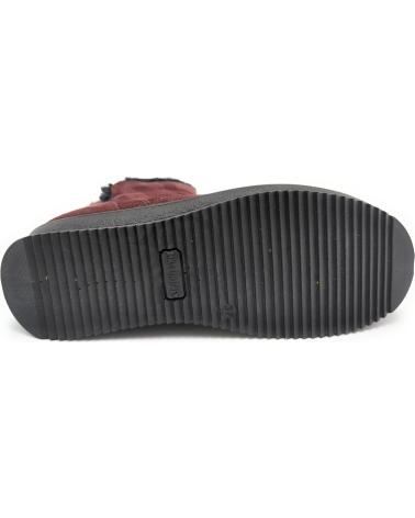 IMAC 85669 NUBUK-STIEFELETTE BORDEAUX GRANAT GRANATE