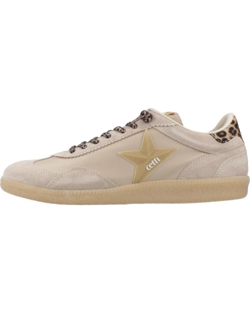 CETTI C1385SRA V25 CASUAL LEATHER SNEAKERS ANTELOPE BEIGE ANTSABLE