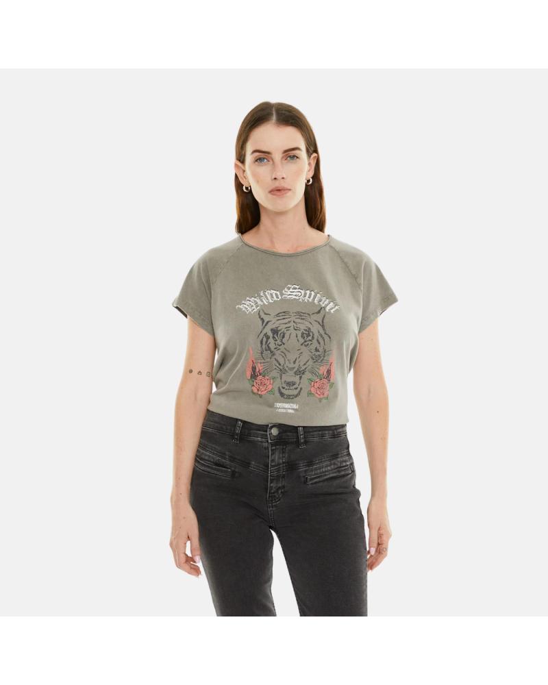 SYSTEM ACTION CAMISETA MANGA CORTA EN COLOR NAN SYSTEM ACTION CAMISETA MANGA CORTA EN COLOR NAN