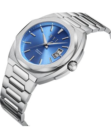 OROLOGIO DA POLSO NYI SPIRAL CON QUADRANTE BLU E BRACCIALE IN ACCIAIO INOSSIDABILE OROLOGIO DA POLSO NYI SPIRAL CON QUADRANTE BLU E BRACCIALE IN ACCIAIO INOSSIDABILE