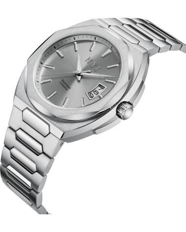 OROLOGIO DA POLSO NYI FLATIRON CON QUADRANTE GRIGIO E BRACCIALE IN ACCIAIO INOSSIDABILE OROLOGIO DA POLSO NYI FLATIRON CON QUADRANTE GRIGIO E BRACCIALE IN ACCIAIO INOSSIDABILE