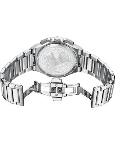 OROLOGIO CRONOGRAFO NYI JAYDEN CON QUADRANTE ACQUAMARINA E BRACCIALE IN ACCIAIO OROLOGIO CRONOGRAFO NYI JAYDEN CON QUADRANTE ACQUAMARINA E BRACCIALE IN ACCIAIO