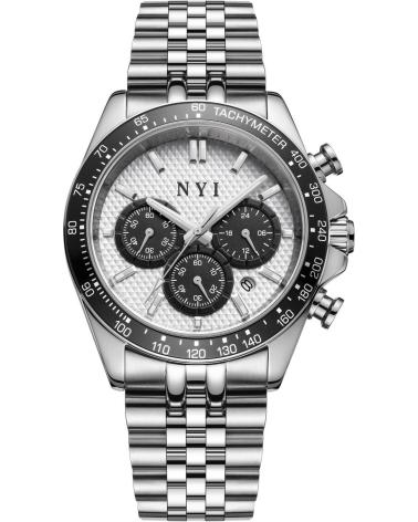 OROLOGIO CRONOGRAFO NYI DORIS IN ACCIAIO INOSSIDABILE