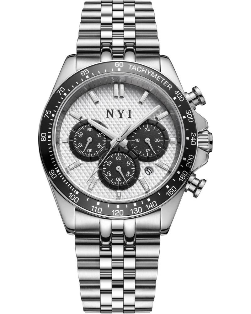 OROLOGIO CRONOGRAFO NYI DORIS IN ACCIAIO INOSSIDABILE OROLOGIO CRONOGRAFO NYI DORIS IN ACCIAIO INOSSIDABILE