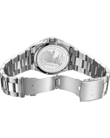 OROLOGIO NYI MOSCO CON QUADRANTE NERO E BRACCIALE IN ACCIAIO OROLOGIO NYI MOSCO CON QUADRANTE NERO E BRACCIALE IN ACCIAIO