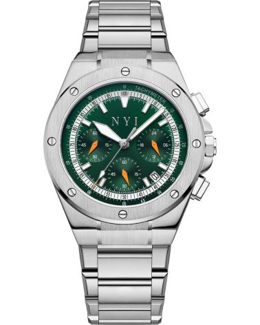 OROLOGIO CRONOGRAFO SPORTIVO NYI LUDLOW CON QUADRANTE VERDE