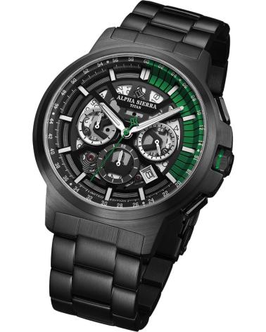 ALPHA SIERRA OROLOGIO CRONOGRAFO TITAN QUADRANTE VERDE DA UOMO