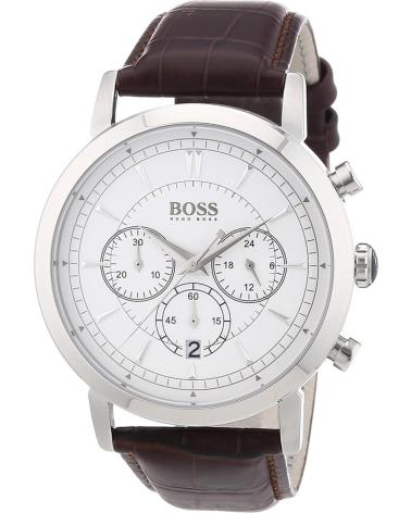 OROLOGIO CRONOGRAFO HUGO BOSS CON CINTURINO IN PELLE MARRONE 25200178