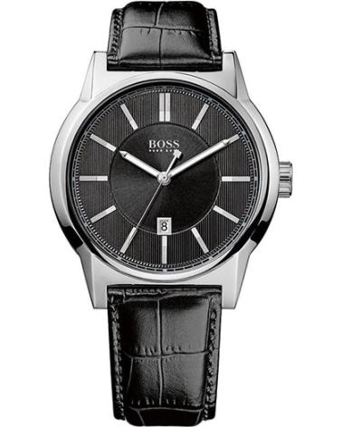 OROLOGIO HUGO BOSS W15077L1 AL QUARZO CON CINTURINO IN PELLE NERA