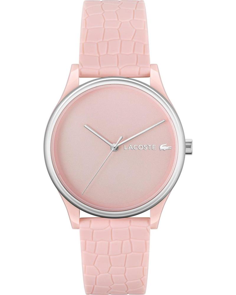 RELÓGIO LACOSTE 1512871 DE QUARTZO ROSA COM MOSTRADOR MINIMALISTA RELÓGIO LACOSTE 1512871 DE QUARTZO ROSA COM MOSTRADOR MINIMALISTA