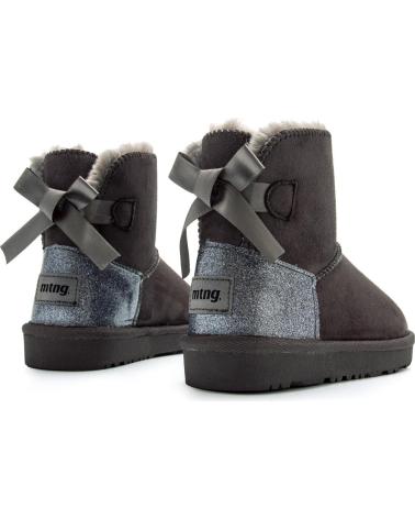 STIVALI AUSTRALIANI MTNG PER BAMBINA GRIGIO PIOMBO CON FIOCCO DECORATIVO GRIS
