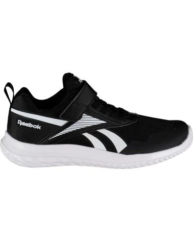 REEBOK DEPORTIVO ELÁSTICO CON VELCRO BLACK-WHITE PARA NIÑOS NEGRO