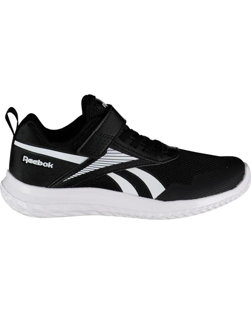 REEBOK DEPORTIVO ELÁSTICO CON VELCRO BLACK-WHITE PARA NIÑOS NEGRO