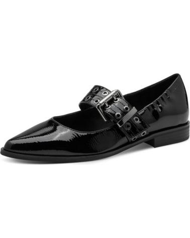 MARCO TOZZI ZAPATOS DE CHAROL MARCO TOZZI CON HEBILLA NEGRO