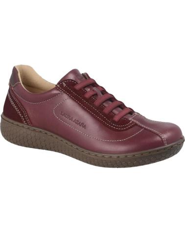 LAURA AZAÑA ELASTICATED TRAINERS BURGUNDY BURDEOS