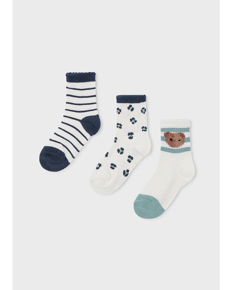 MAYORAL SET 3 CALCETINES CON DISEÑOS SALVIA VERDE VERDE MAYORAL SET 3 CALCETINES CON DISEÑOS SALVIA VERDE VERDE