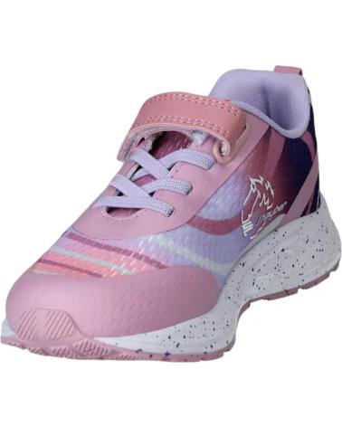 SCARPE SPORTIVE JHAYBER CON ELASTICO E VELCRO ROSA ROSA
