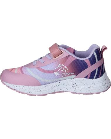 SCARPE SPORTIVE JHAYBER CON ELASTICO E VELCRO ROSA ROSA