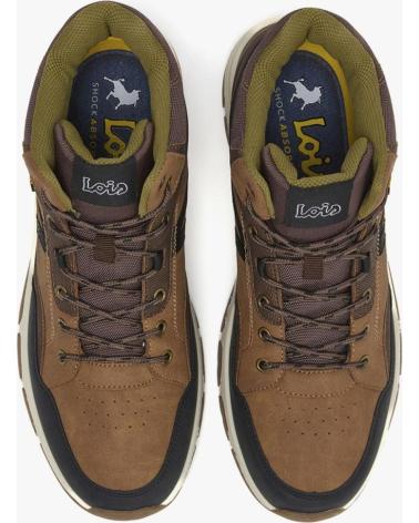 BOTÍN LOIS JEANS MARRÓN DE CORDONES PARA HOMBRE MARRON BOTÍN LOIS JEANS MARRÓN DE CORDONES PARA HOMBRE MARRON