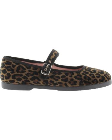 VICTORIA BALLERINE GONG FU VELLUTO LEOPARDO 1080117 LEOPARDO