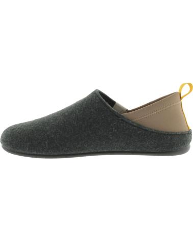 VICTORIA NORTE 1081115 - PANTUFAS DE FELTRO COR CÁQUI KAKI