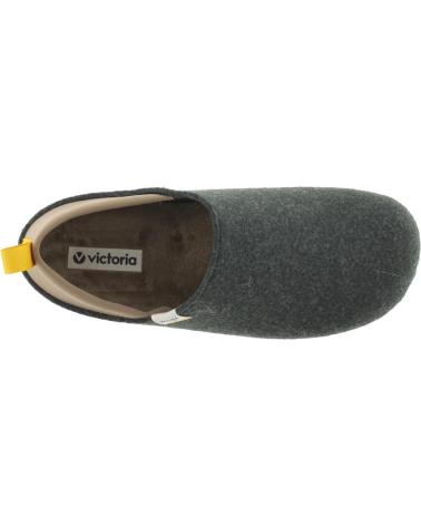 VICTORIA NORTE 1081115 - PANTUFAS DE FELTRO COR CÁQUI KAKI