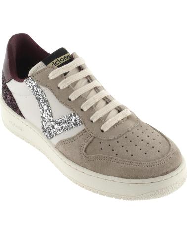 ZAPATILLAS VICTORIA MADRID GLITTER 1258271 VISÓN VISON ZAPATILLAS VICTORIA MADRID GLITTER 1258271 VISÓN VISON