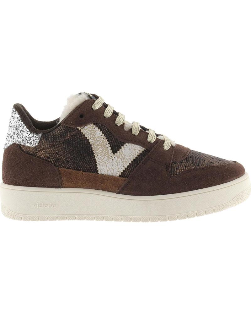 VICTORIA MADRID CHOCOLATE SNEAKERS 1258276 CHOCOLATE