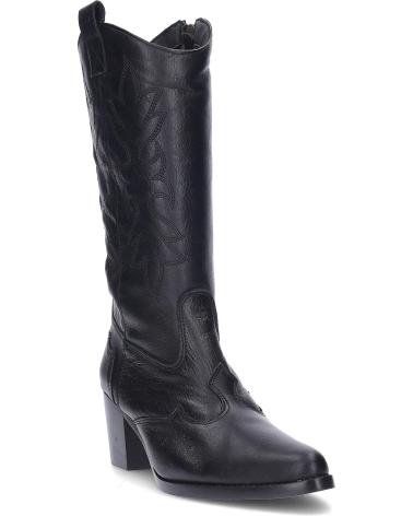 BOTAS YOWAS TEJANA DE PIEL NEGRAS 1371-2 NEGRO
