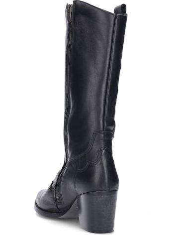 BOTAS YOWAS TEJANA DE PIEL NEGRAS 1371-2 NEGRO