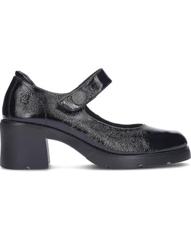 24 HORAS MARY JANE 26605 PELLE VERNICIATA NERA TACCO GROSSO NEGRO 24 HORAS MARY JANE 26605 PELLE VERNICIATA NERA TACCO GROSSO NEGRO